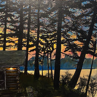 Don Monet "Sunset, Round Lake"