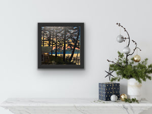 Don Monet "Sunset, Round Lake"